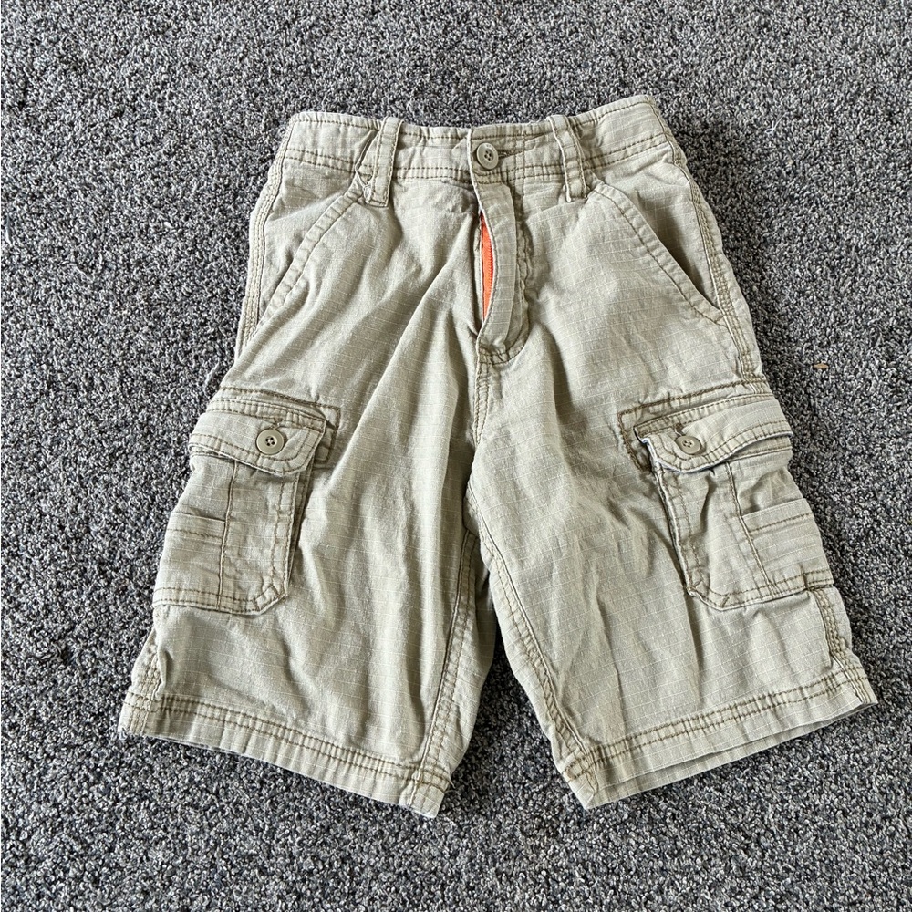 FINAL SALE 3/31/26 Wear First Boy’s Tan Khaki Cargo Shorts, Size 6
